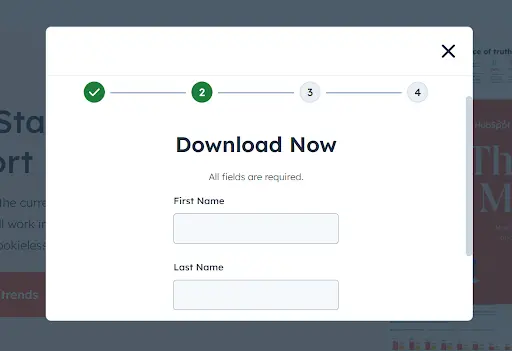 Hubspot Download Now Form